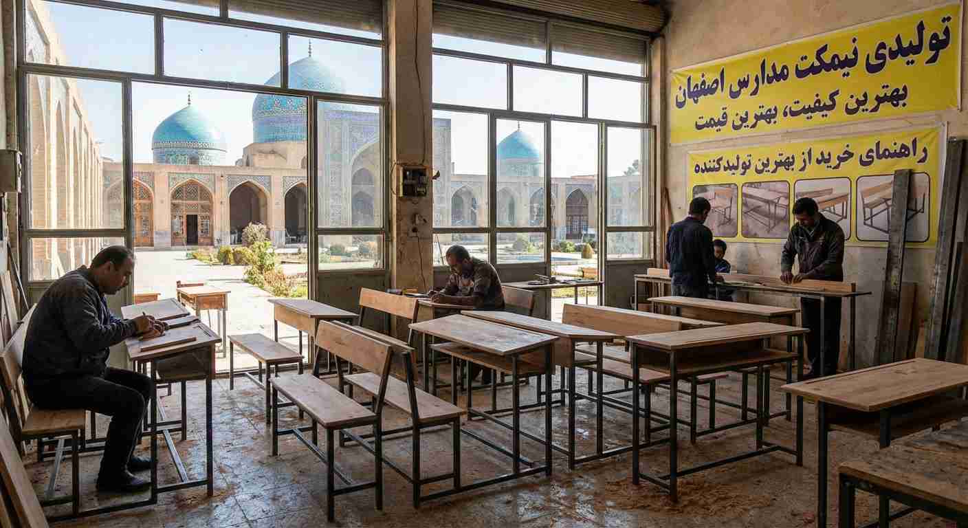 تولیدی نیمکت مدارس در اصفهان | راهنمای خرید از بهترین تولیدکننده 