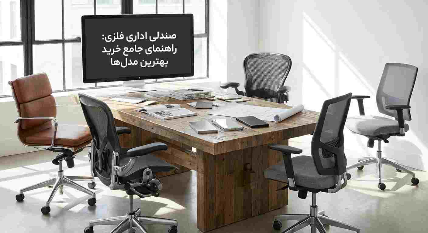 صندلی اداری فلزی: راهنمای جامع خرید بهترین مدل‌ها